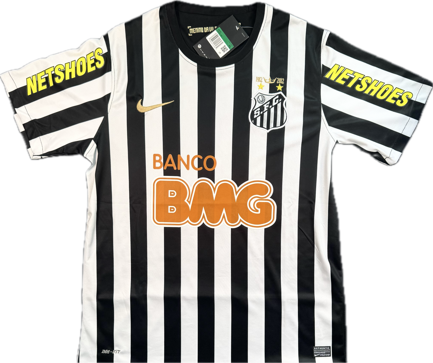 Retro Neymar Jr. 2011/2012 Santos Home Jersey (#11)