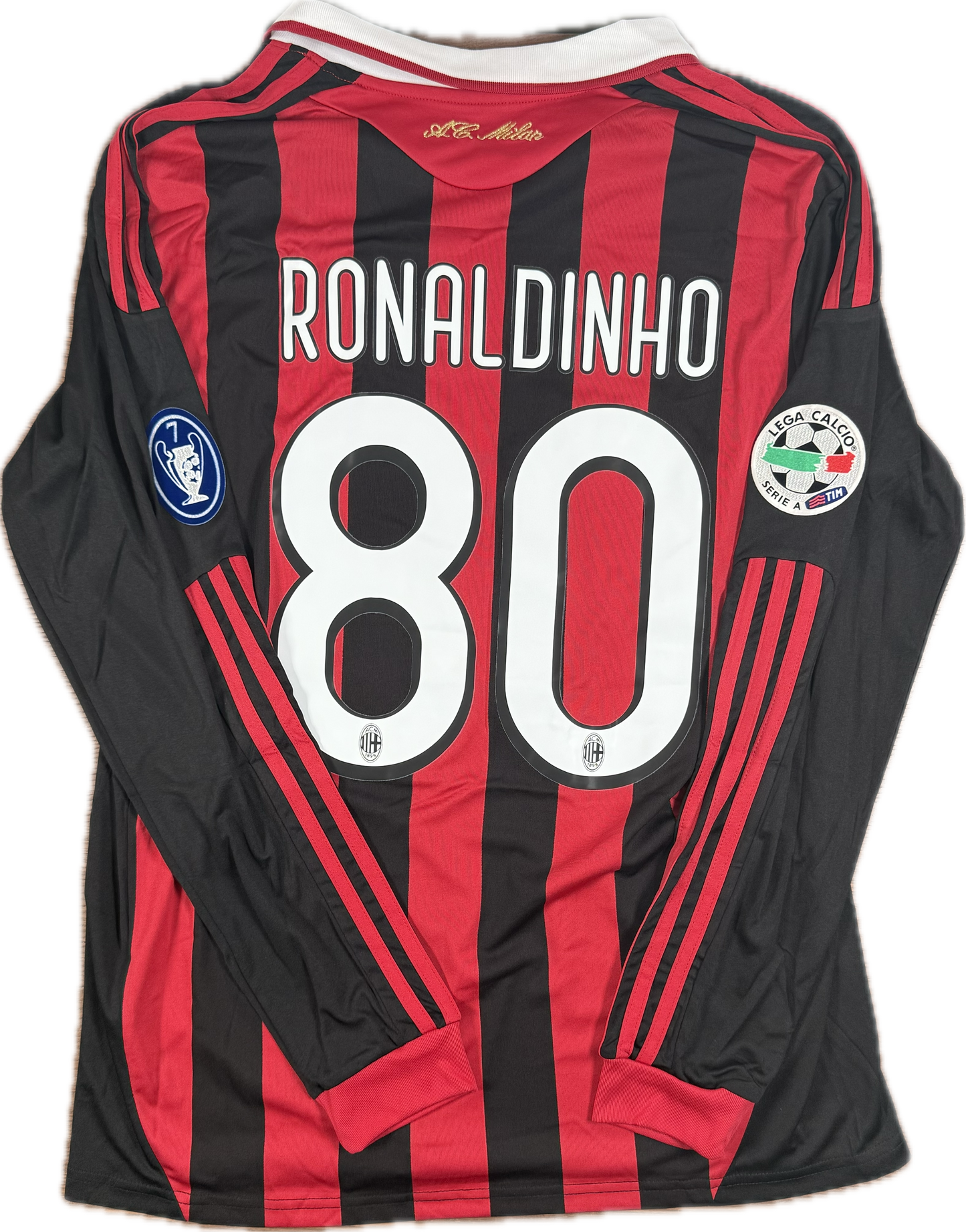 Ronaldinho 2009/2010 AC Milan Home Jersey