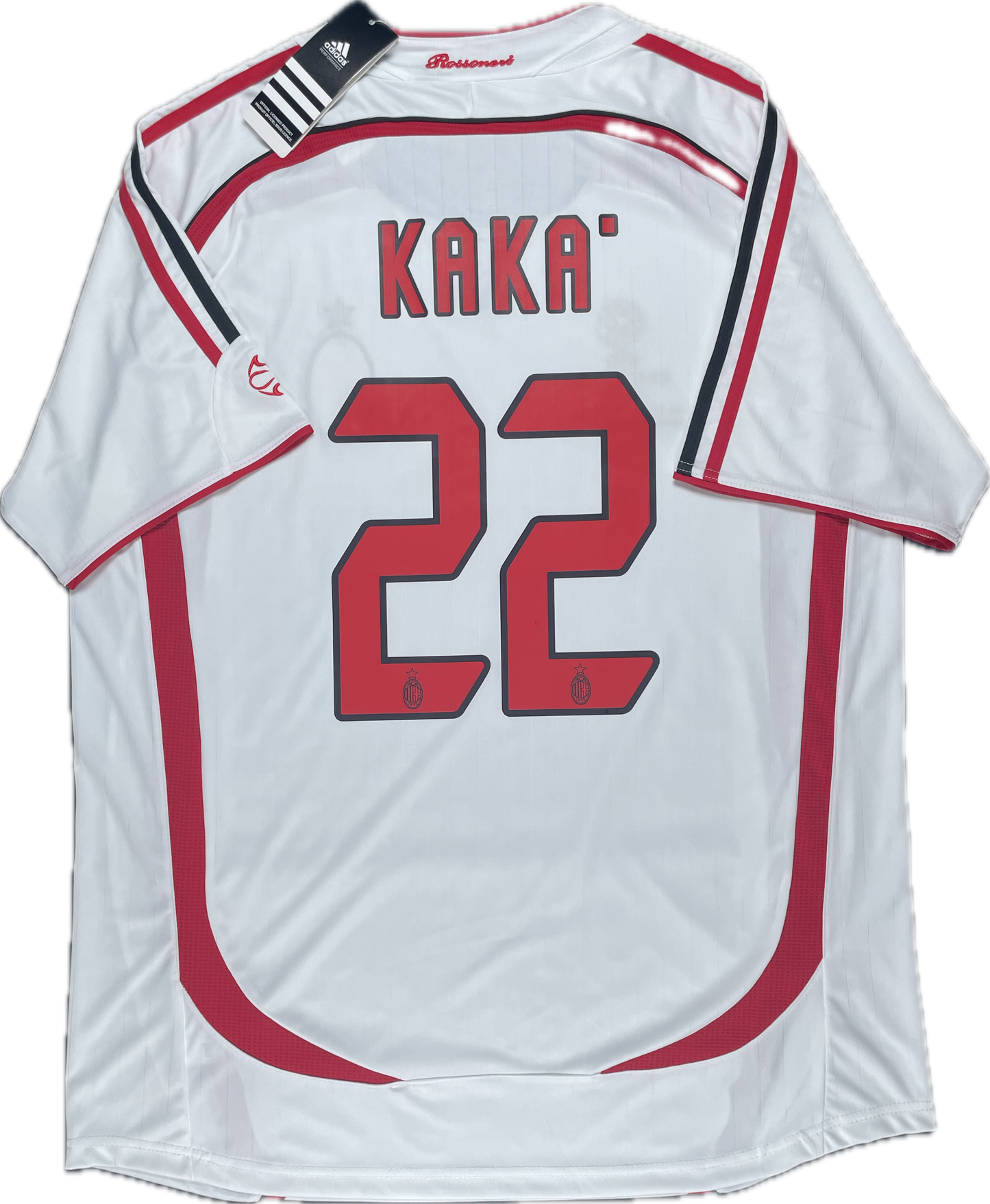 Camiseta retro Kaká #22 AC Milan final de la Liga de Campeones
