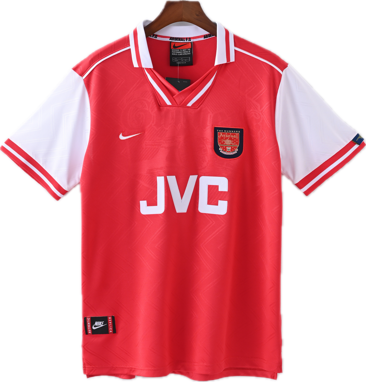 Dennis Bergkamp Arsenal 1996/1997 Home Jersey