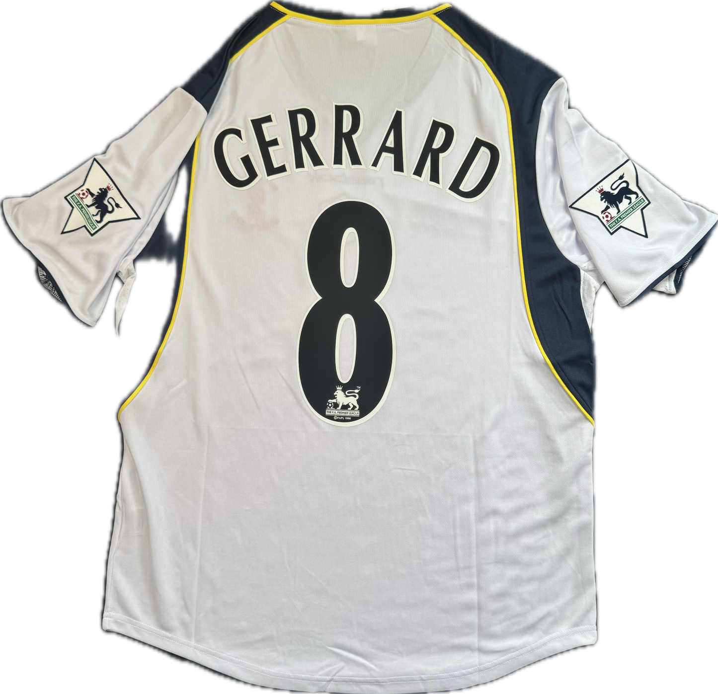 Retro Steven Gerrard 2001/2002 Liverpool Auswärtstrikot (#8)