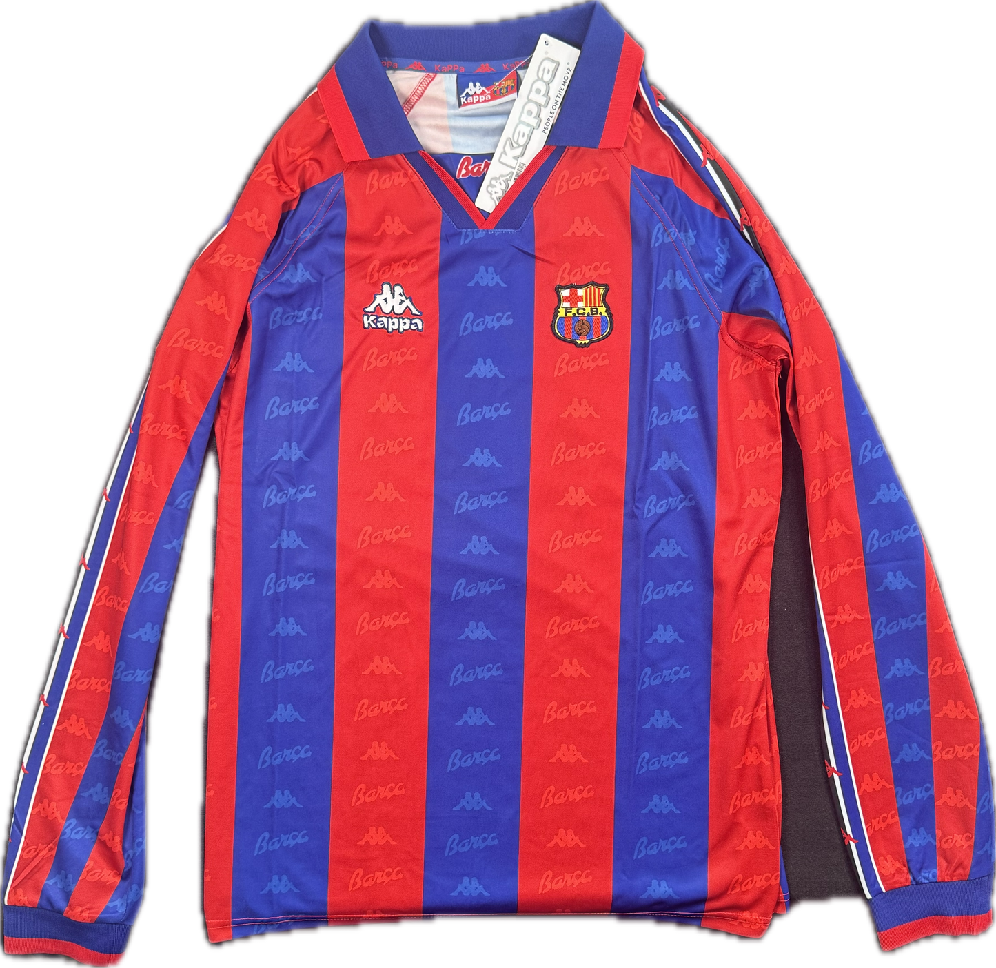 Camiseta retro de local del Barcelona de Luís Figo 1996/1997 (#7)