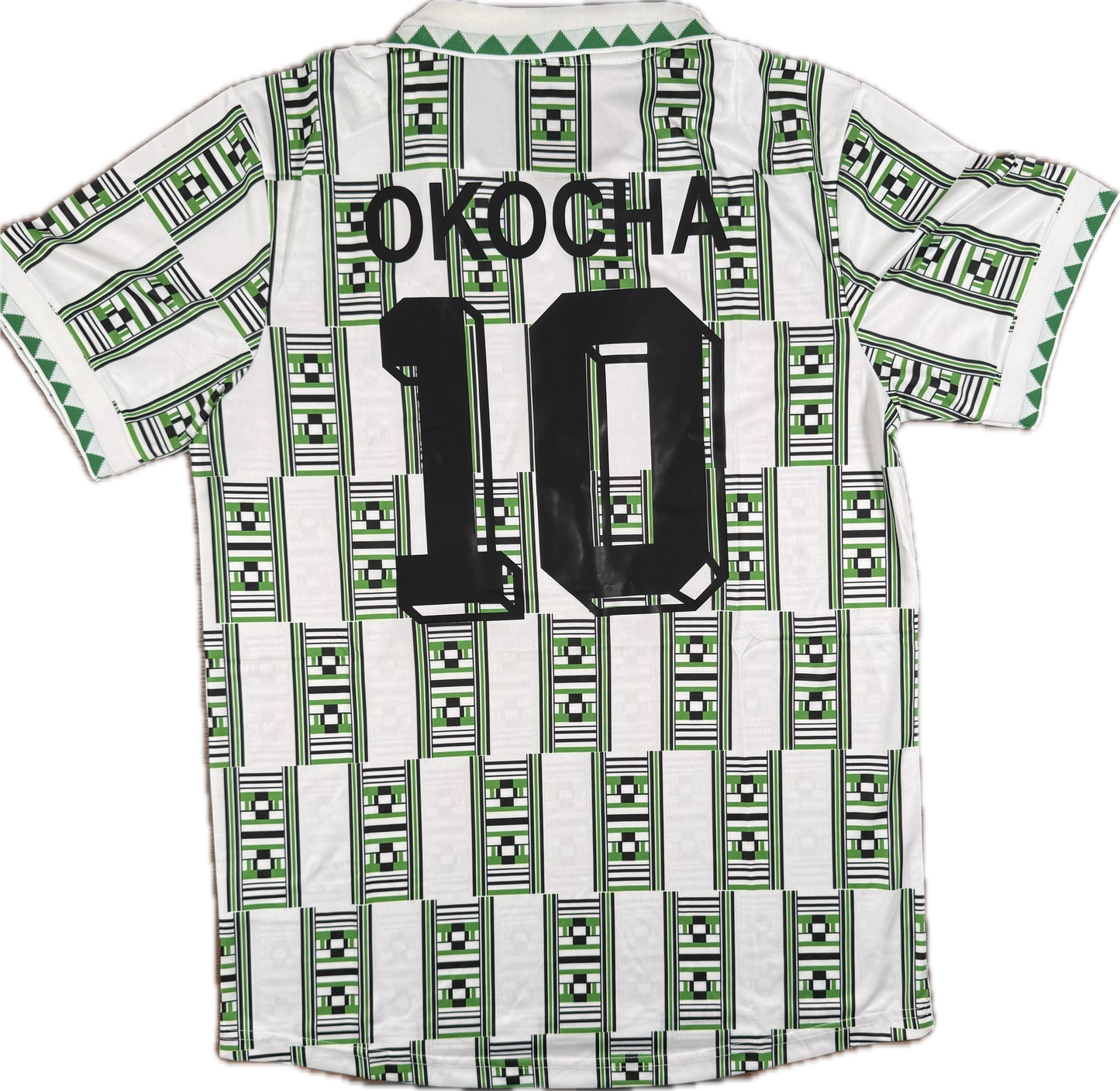 Jay-Jay Okocha Nigeria 1994 World Cup Home Jersey