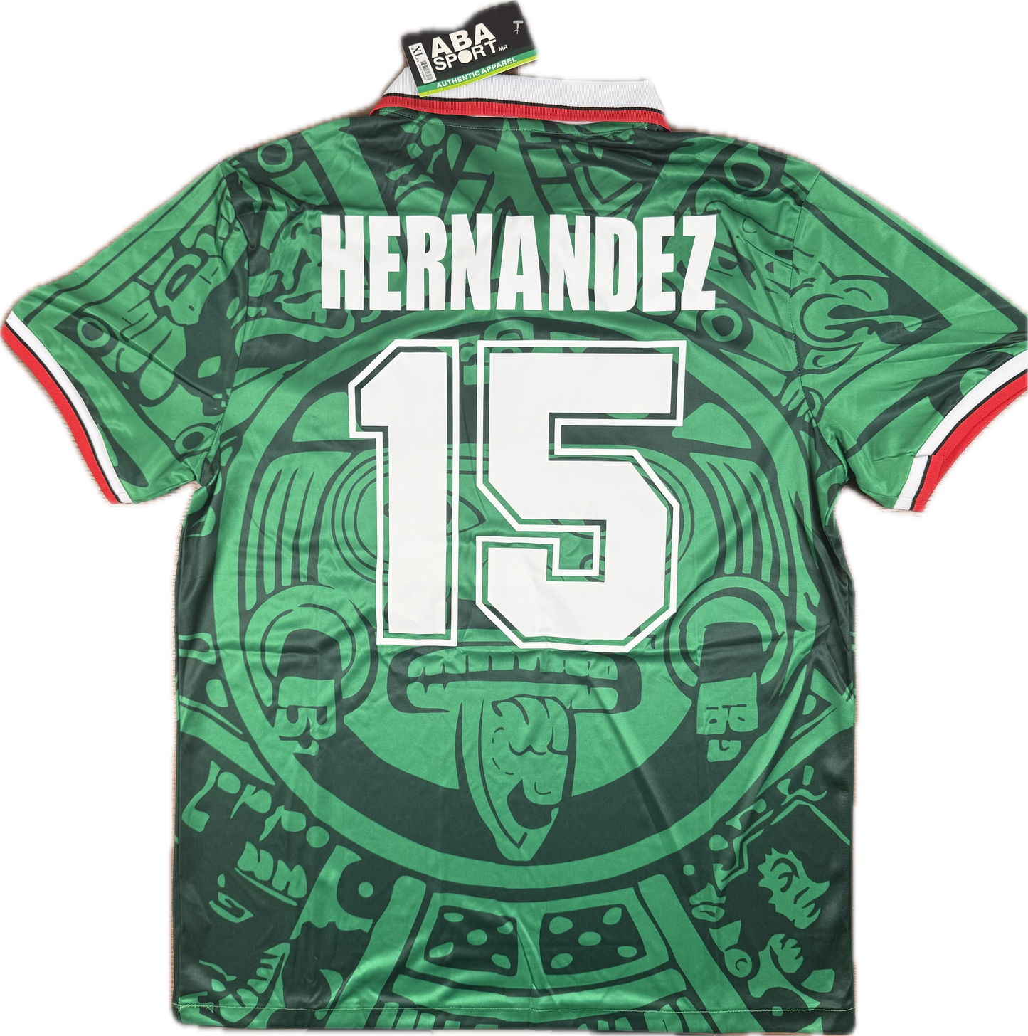 Luis Hernández Mexico 1998 World Cup Home Jersey