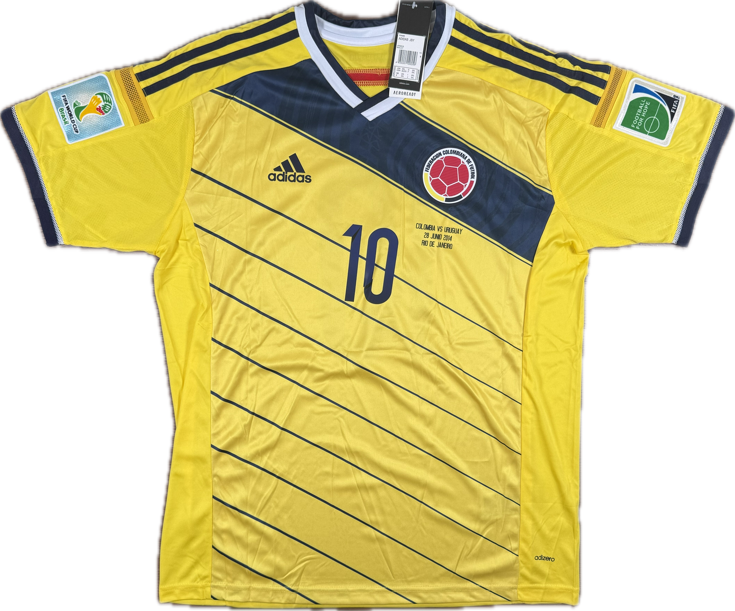 James Rodríguez Colombia 2014 World Cup Home Jersey