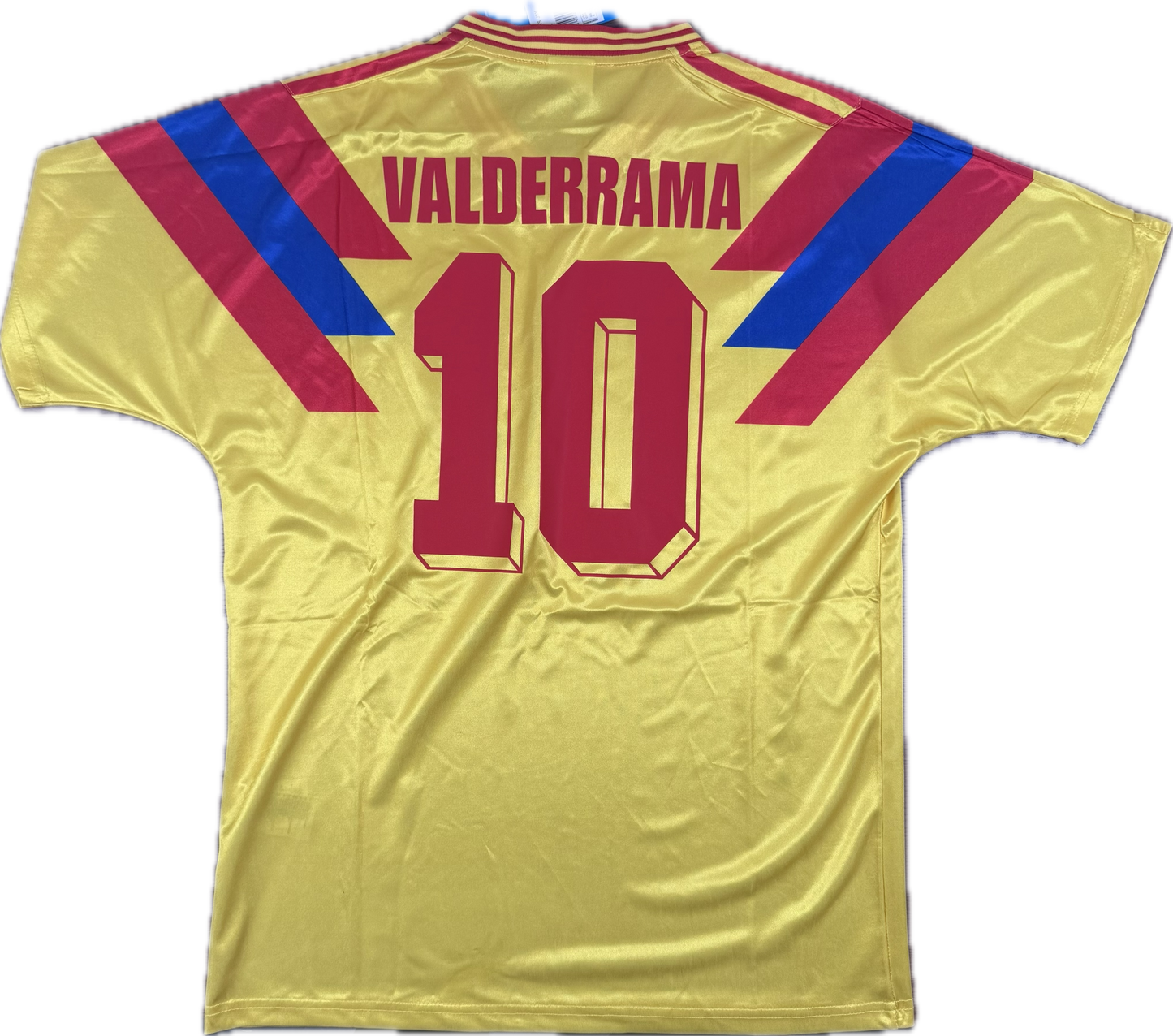Carlos Valderrama 1990 World Cup Colombia Home Jersey