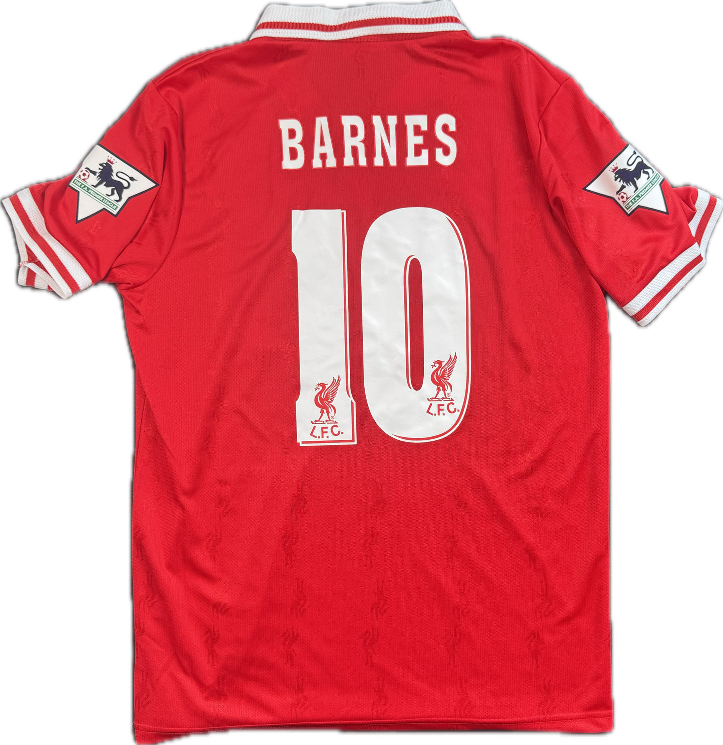 Camiseta retro de local del Liverpool John Barnes 1996/1997 (#10)