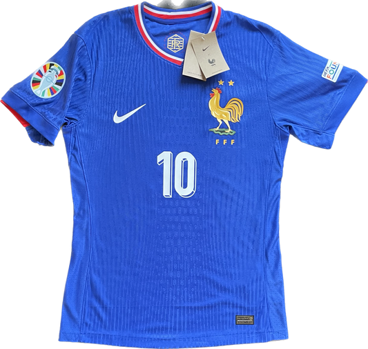 Camiseta Kylian Mbappé 2024 UEFA Euro Francia Local (Número 10)