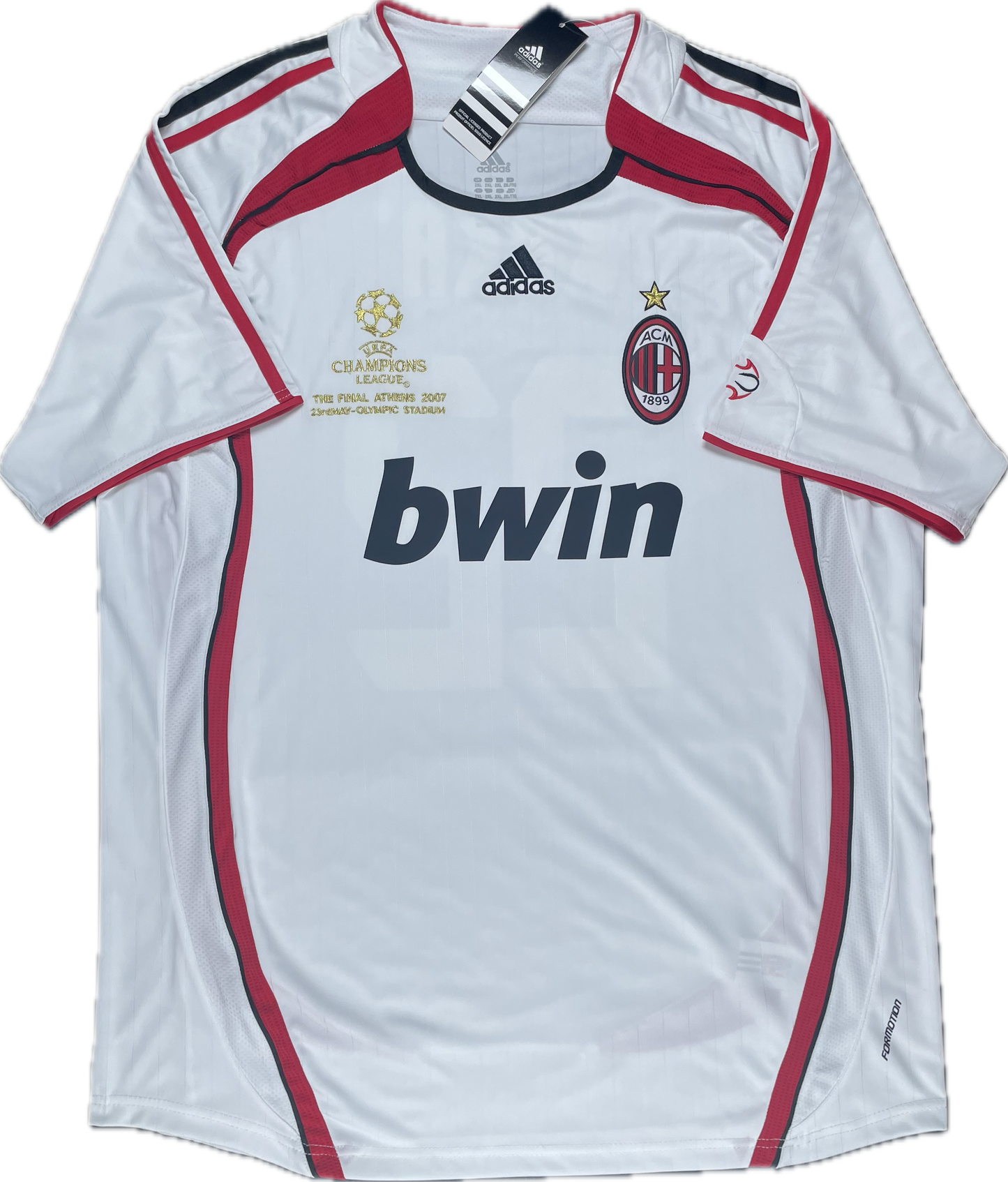 Camiseta retro Kaká #22 AC Milan final de la Liga de Campeones