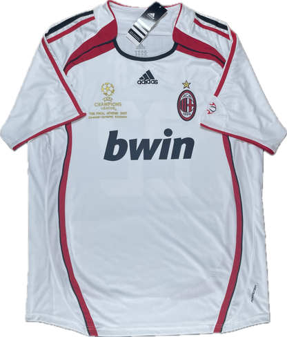 Camiseta retro Kaká #22 AC Milan final de la Liga de Campeones