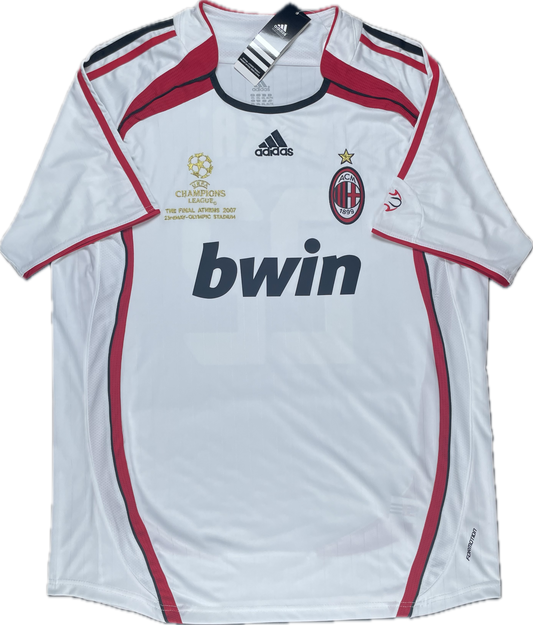 Camiseta retro Kaká #22 AC Milan final de la Liga de Campeones