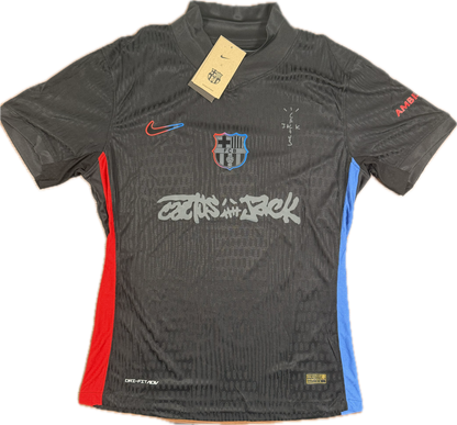 Travis Scott Black Barcelona Jersey