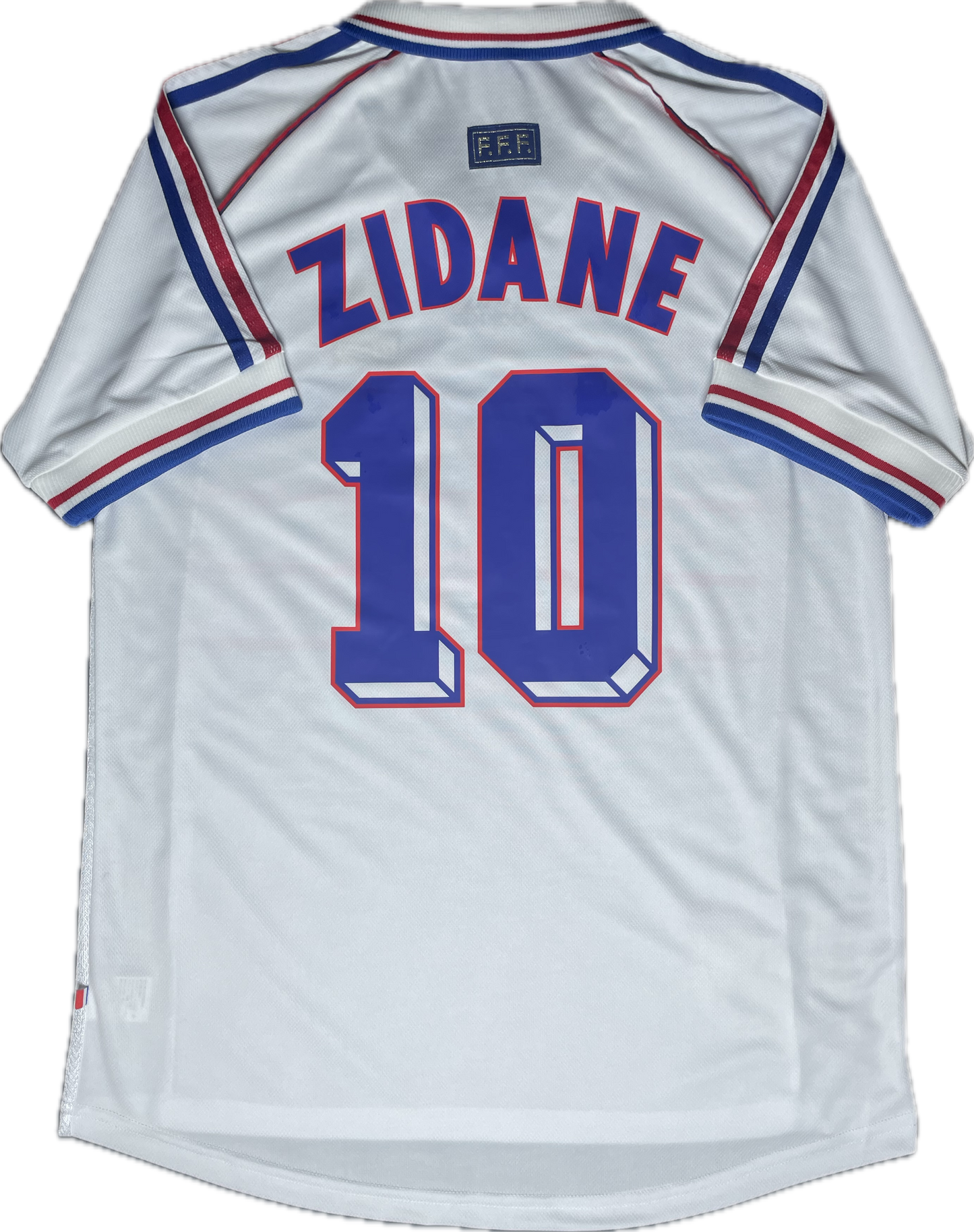 Camiseta retro de visitante de Francia de Zinedine Zidane 1998