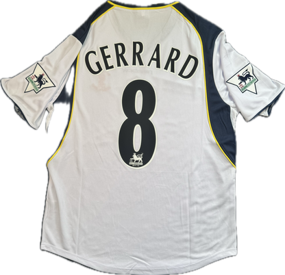 Retro Steven Gerrard 2001/2002 Liverpool Auswärtstrikot (#8)