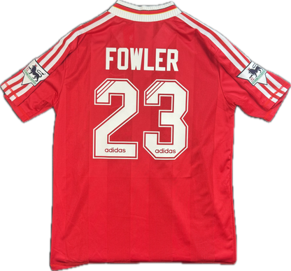 Retro Robbie Fowler 1995/1996 Liverpool Home Jersey (#9)