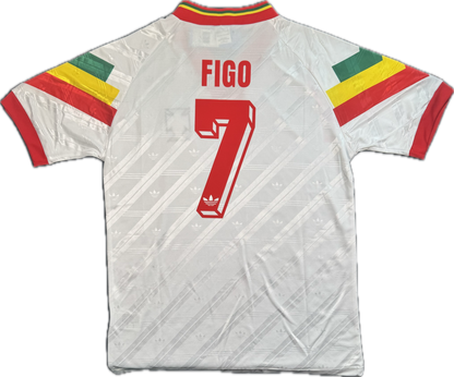 Camiseta retro Luís Figo 1992/1993 Portugal visitante (n.° 7)