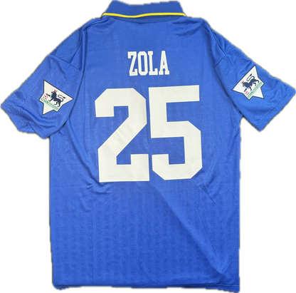 Retro Gianfranco Zola 1996-1997 Chelsea Heimtrikot (#25)