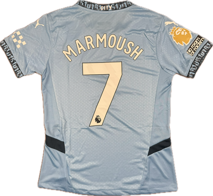 Omar Marmoush 2024/2025 Manchester City Home Jersey