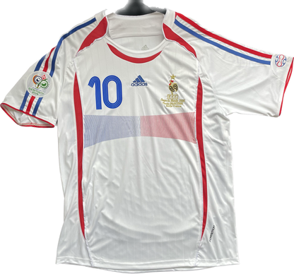 Retro Zinedine Zidane 2006/2007 Frankreich Auswärtstrikot