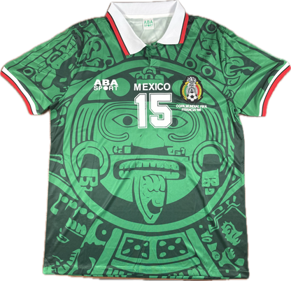 Luis Hernández Mexico 1998 World Cup Home Jersey