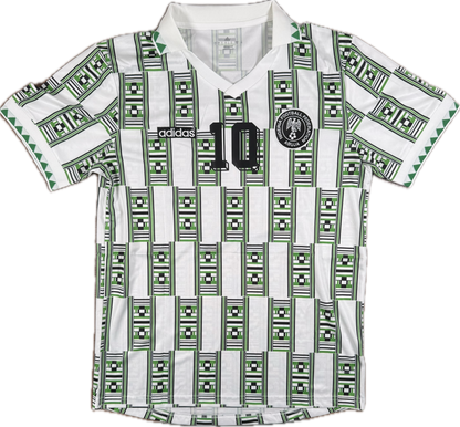 Jay-Jay Okocha Nigeria 1994 World Cup Home Jersey