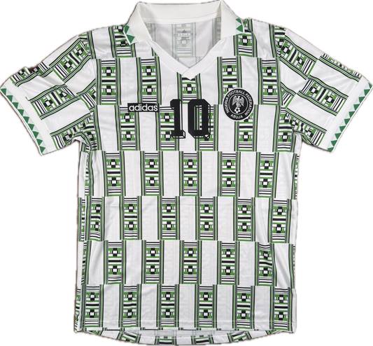 Jay-Jay Okocha Nigeria 1994 World Cup Home Jersey
