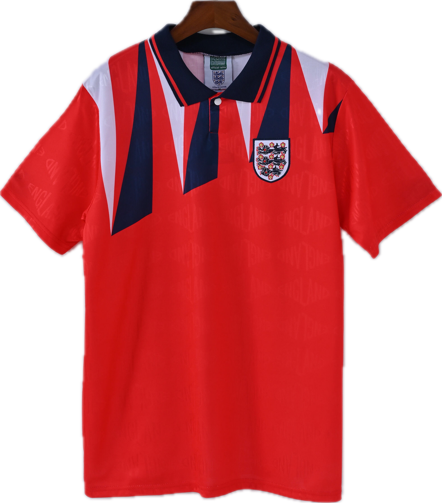 1992 England Red Away Jersey
