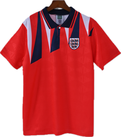 1992 England Red Away Jersey