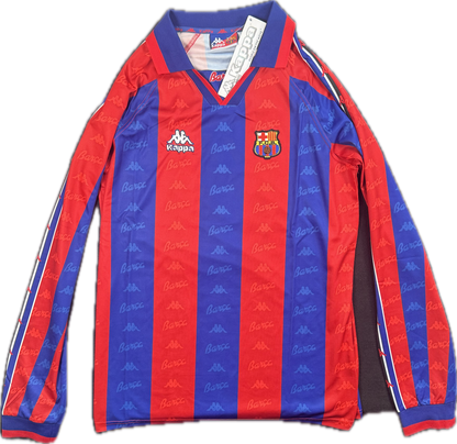 Camiseta retro de local del Barcelona de Luís Figo 1996/1997 (#7)