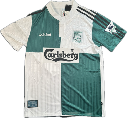 Retro Robbie Fowler 1995/1996 Liverpool Auswärtstrikot (#9)