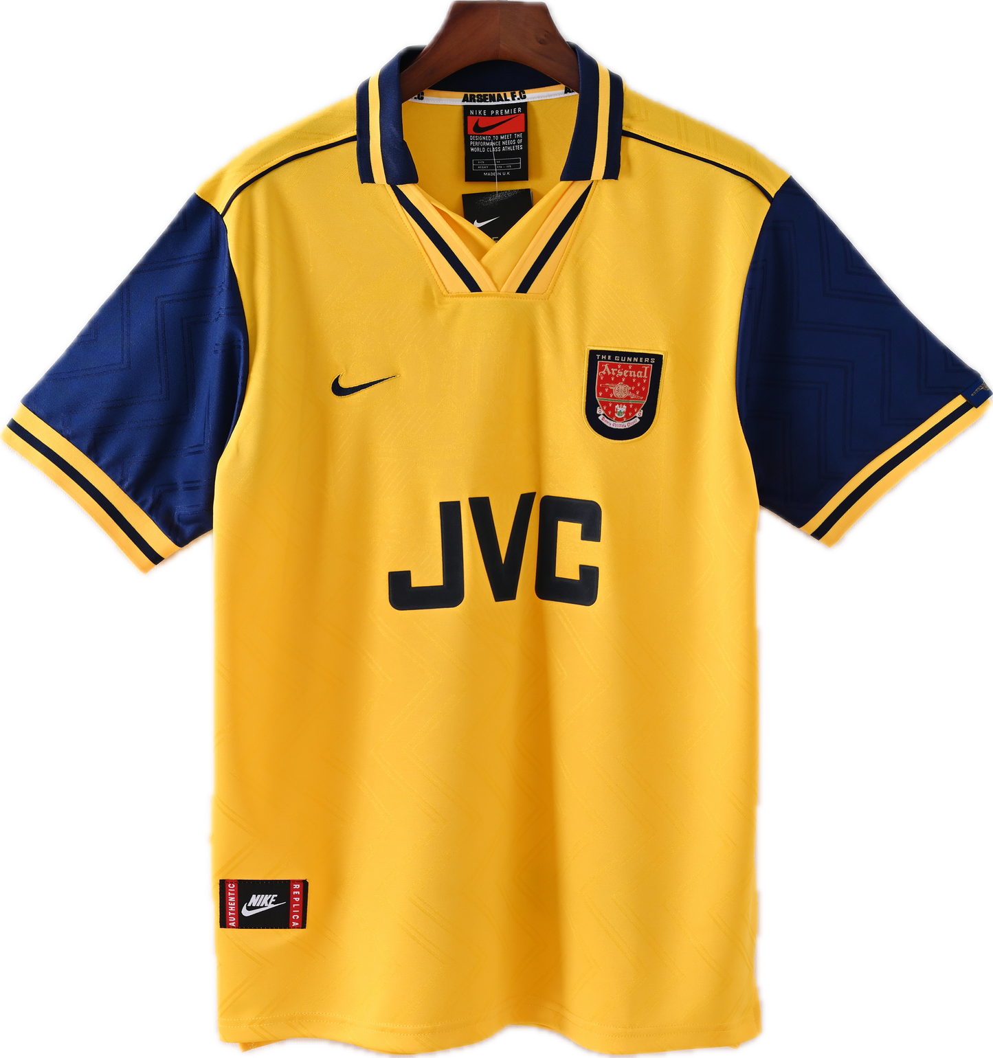 Dennis Bergkamp Arsenal 1996/1997 Away Jersey