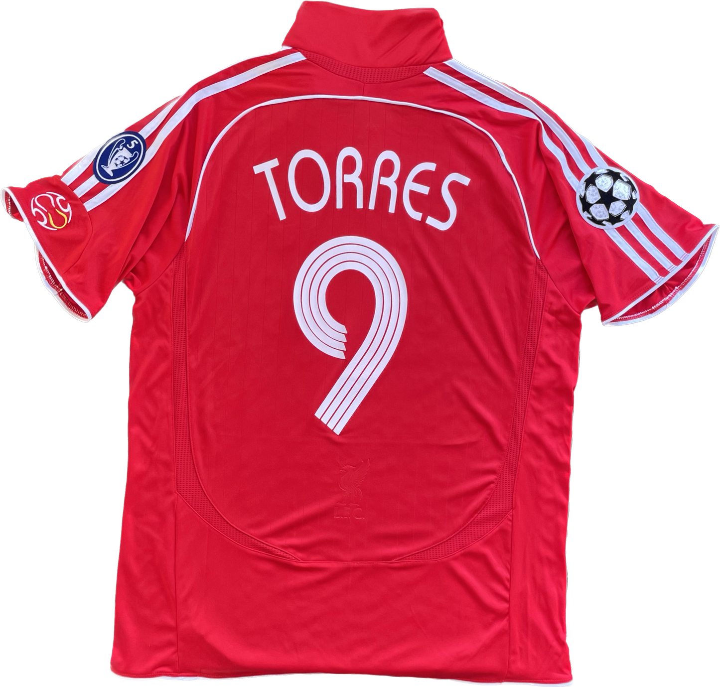 Retro Fernando Torres #9 Liverpool Champions League Trikot