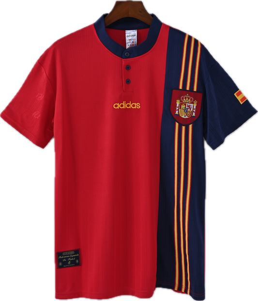 1996 Spain Home Jersey