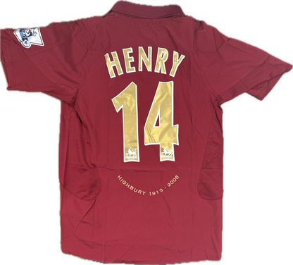 Thierry Henry 2005/06 Arsenal Home Jersey