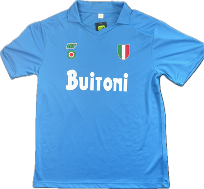 Camiseta retro de local del Napoli Diego Maradona 1987/1988 (#10)
