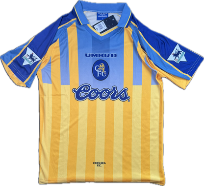 Retro Gianfranco Zola 1996-1997 Chelsea Auswärtstrikot (#25)