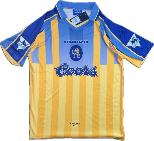 Retro Gianfranco Zola 1996-1997 Chelsea Auswärtstrikot (#25)