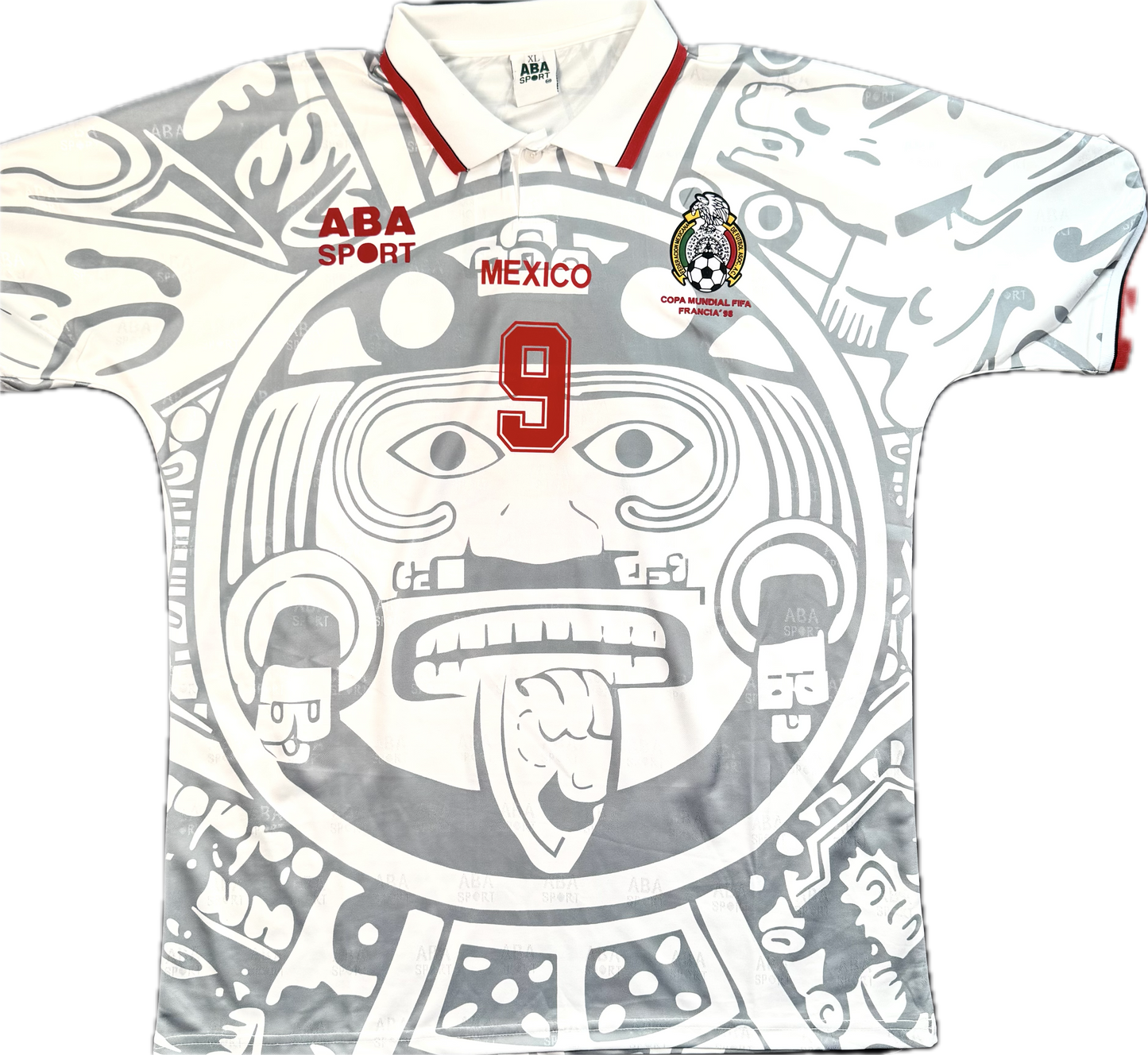 Camiseta retro Hugo Sánchez 1998 México visitante