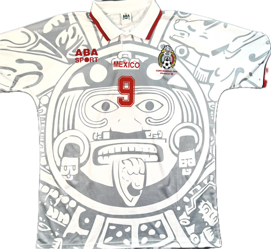 Camiseta retro Hugo Sánchez 1998 México visitante