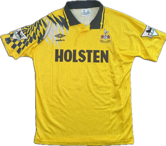 Retro Teddy Sheringham 1991/92 Tottenham Hotspur Auswärtstrikot (#10)
