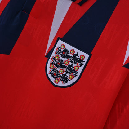 1992 England Red Away Jersey