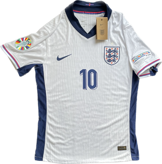 Camiseta de Inglaterra de Jude Bellingham para la Eurocopa 2024 (número 10)
