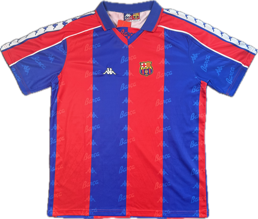 Camiseta retro de local del Barcelona de Luís Figo 1992/1993 (#7)