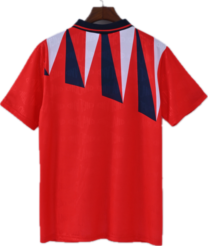 1992 England Red Away Jersey