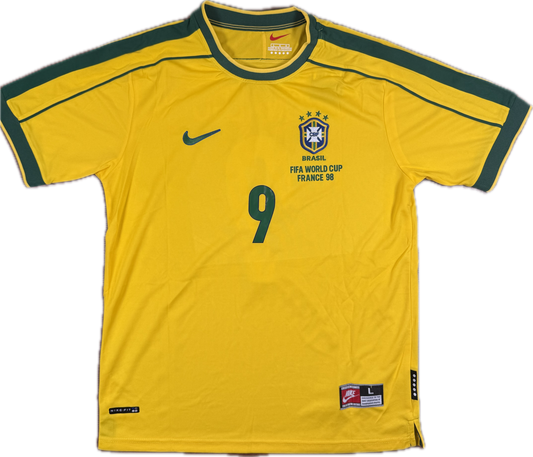 Ronaldo de Nazário Brazil 1998 Jersey