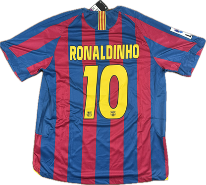 Ronaldinho 2005/06 Barcelona Home Jersey