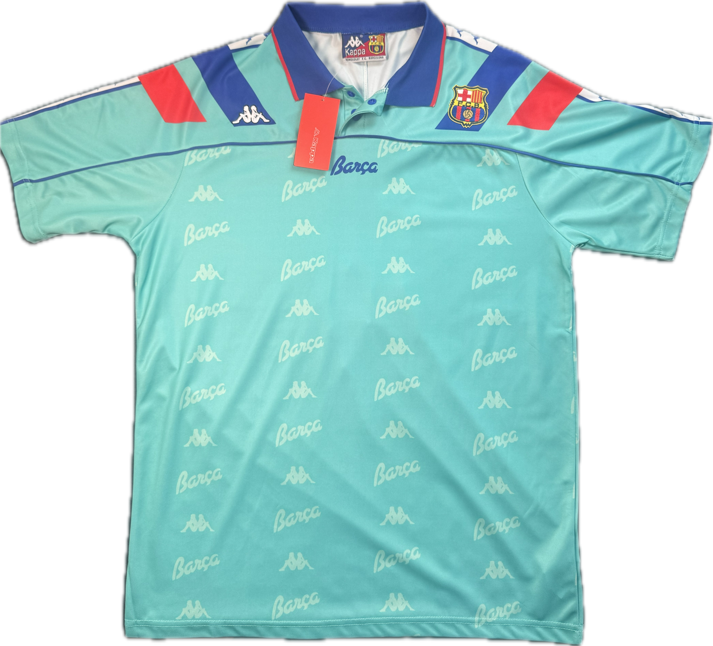 Retro Luís Figo 1992/1993 Camiseta de visitante del Barcelona (#7)