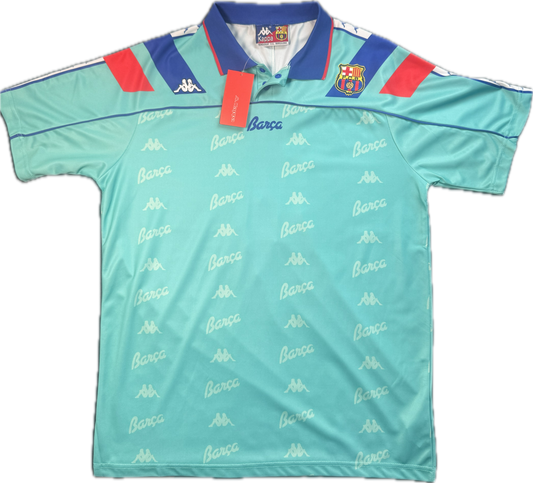 Retro Luís Figo 1992/1993 Camiseta de visitante del Barcelona (#7)