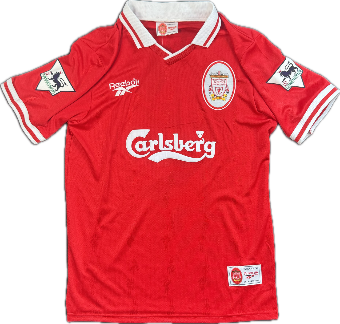 Camiseta retro de local del Liverpool John Barnes 1996/1997 (#10)