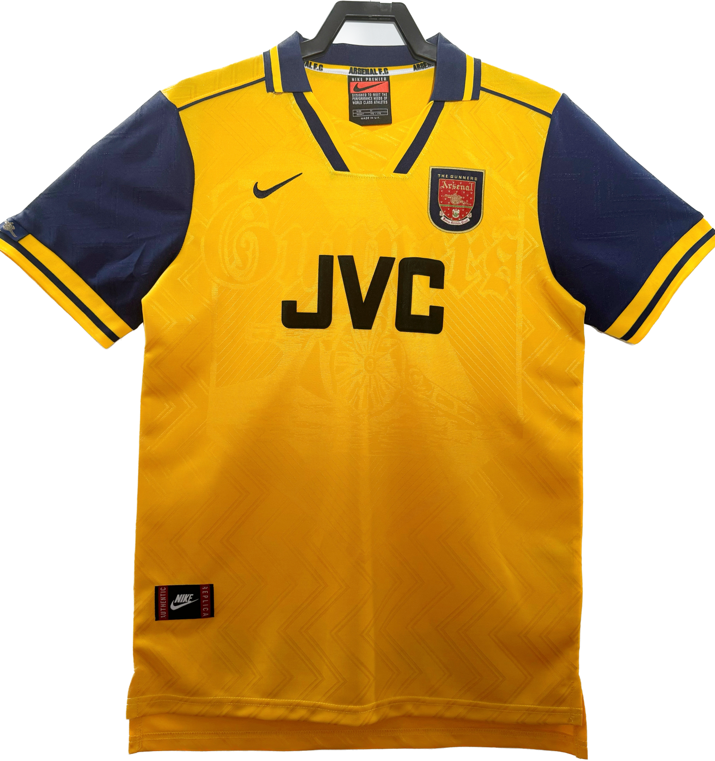 Retro Dennis Bergkamp Vintage Nike Arsenal 1996/97